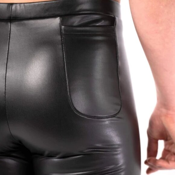 Men's Kapow Meggings, Size Large Berlin Vegan Leather Style, NEW IN PACKAGE - Picture 4 of 5